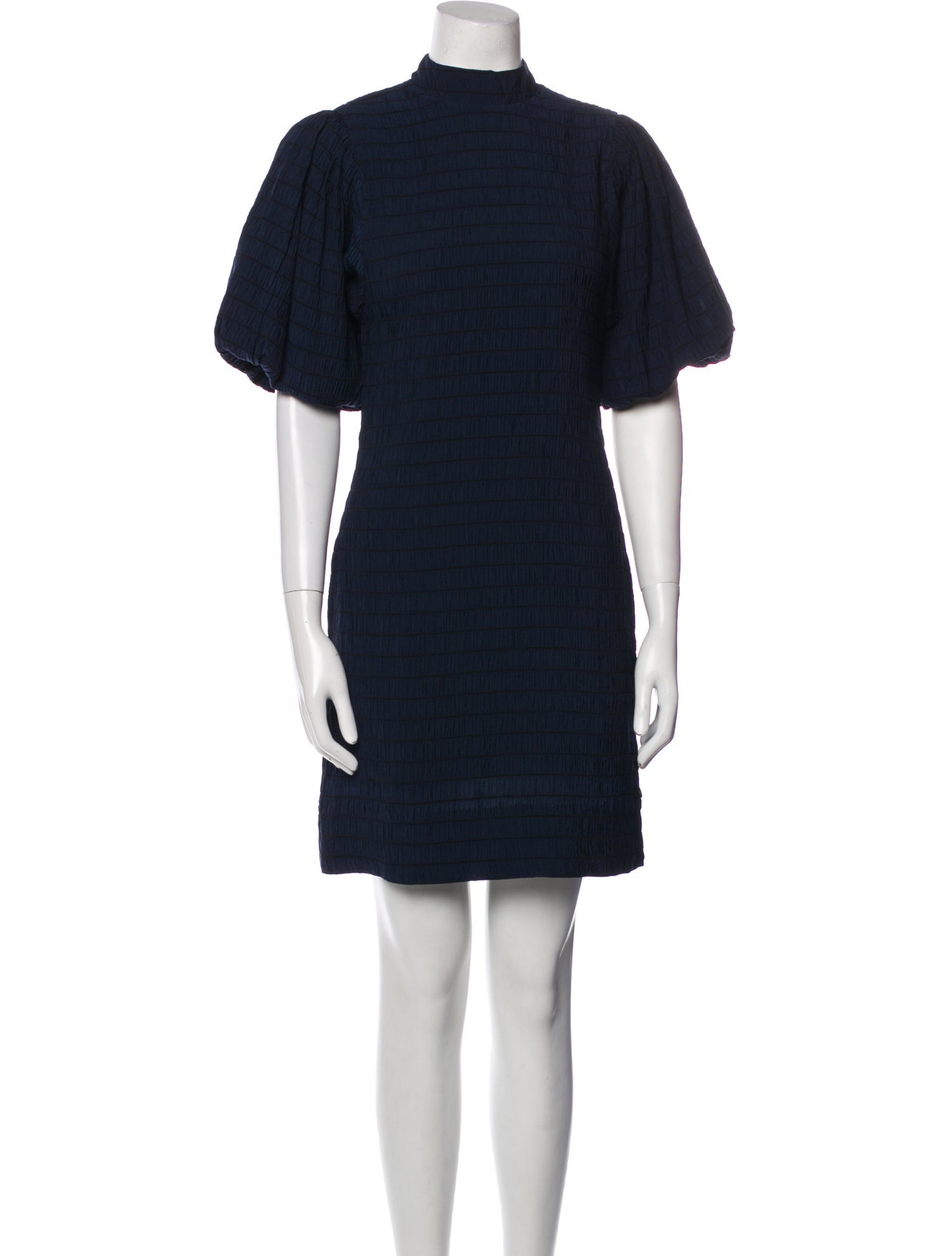 Scotch & Soda Mock Neck Mini Dress