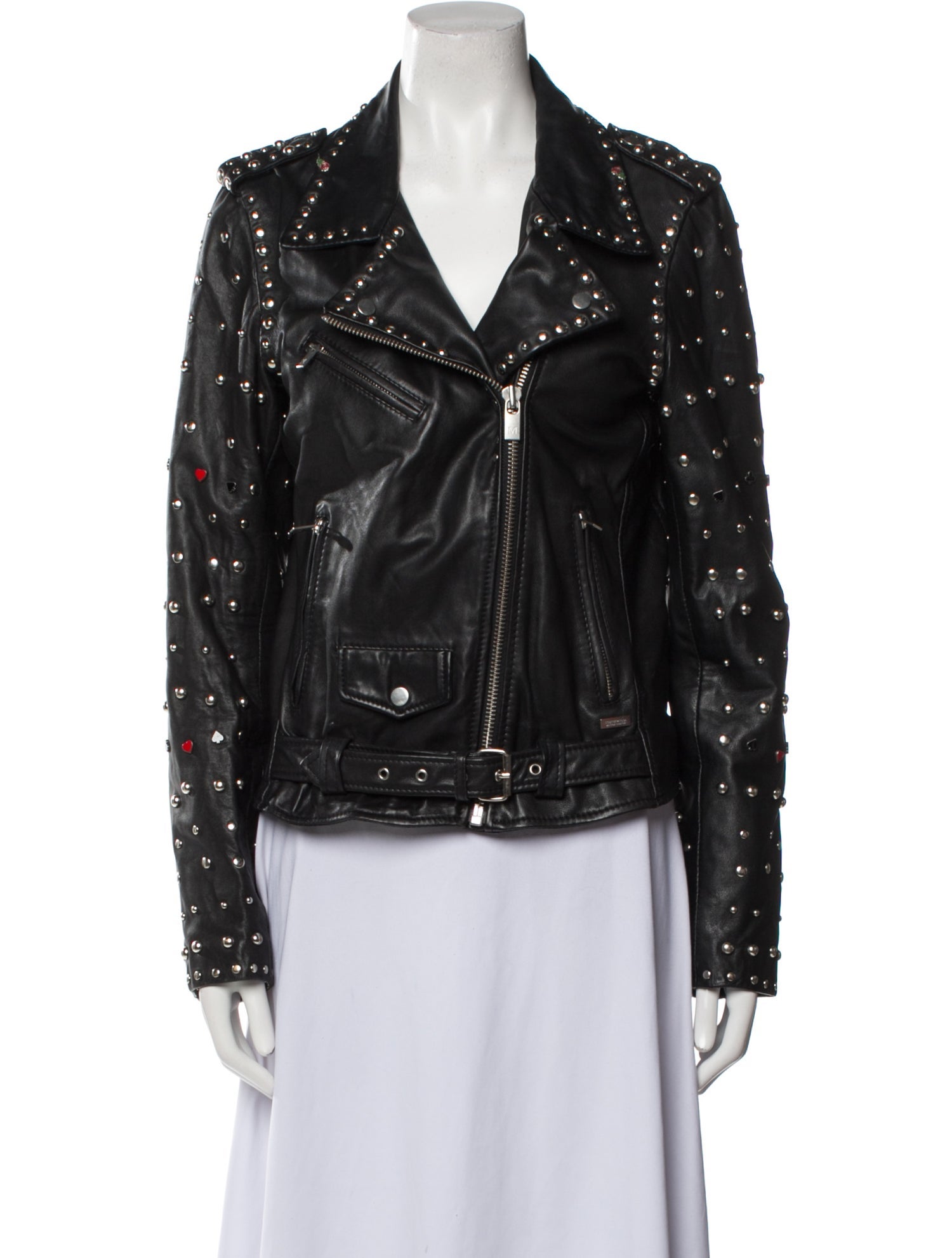 Scotch & Soda Leather Biker Jacket
