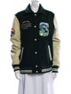 Scotch & Soda Wool Graphic Print Bomber Jacket