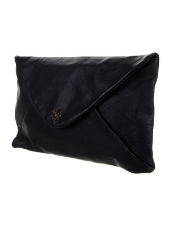 Maison Scotch Leather Clutch