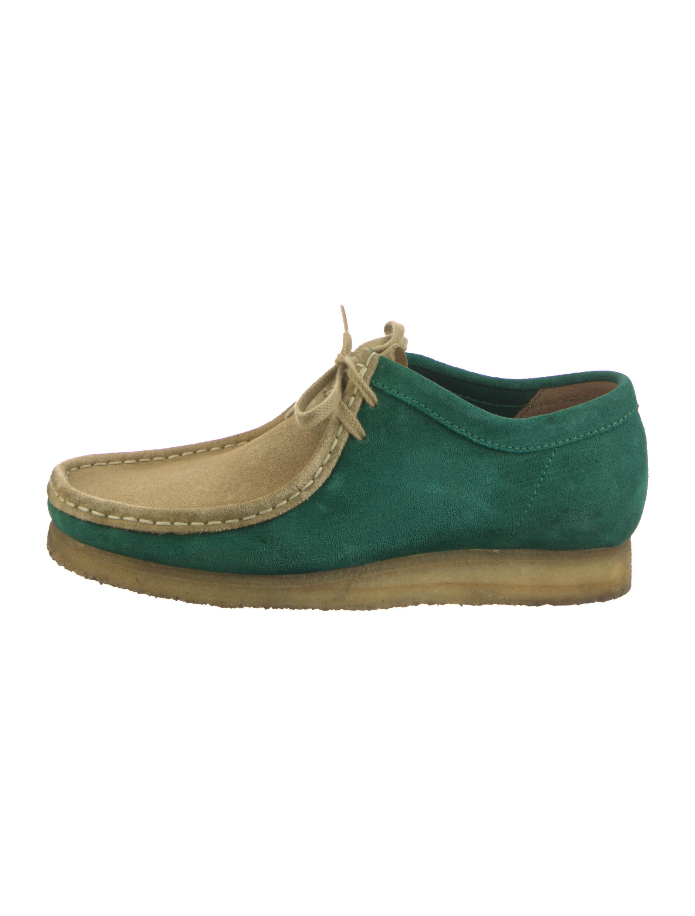 Supreme x Clarks Suede Loafers Green Loafers, Shoes WSCUL20025