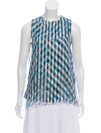 Isolda Silk Printed Top