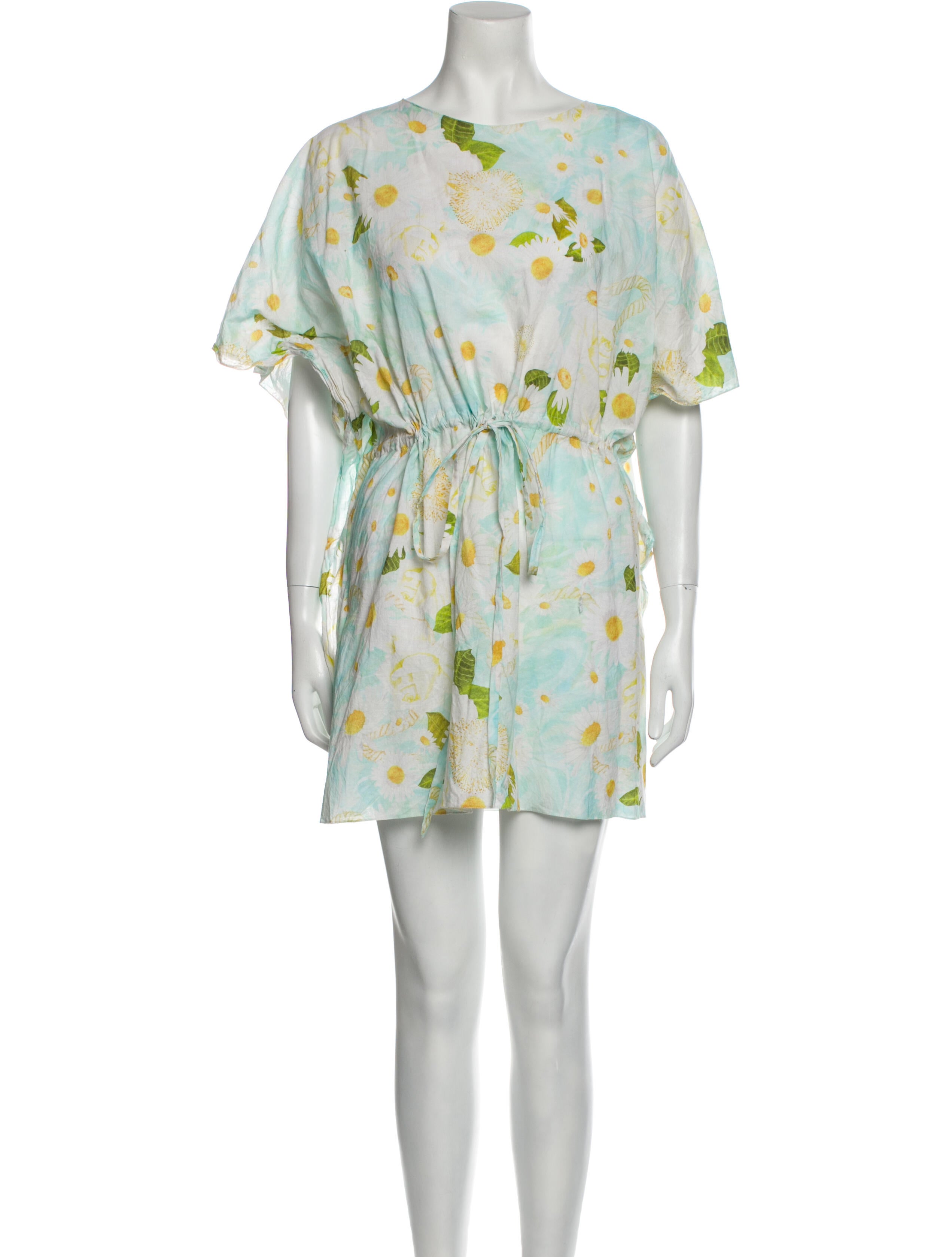 Isolda Floral Print Mini Dress