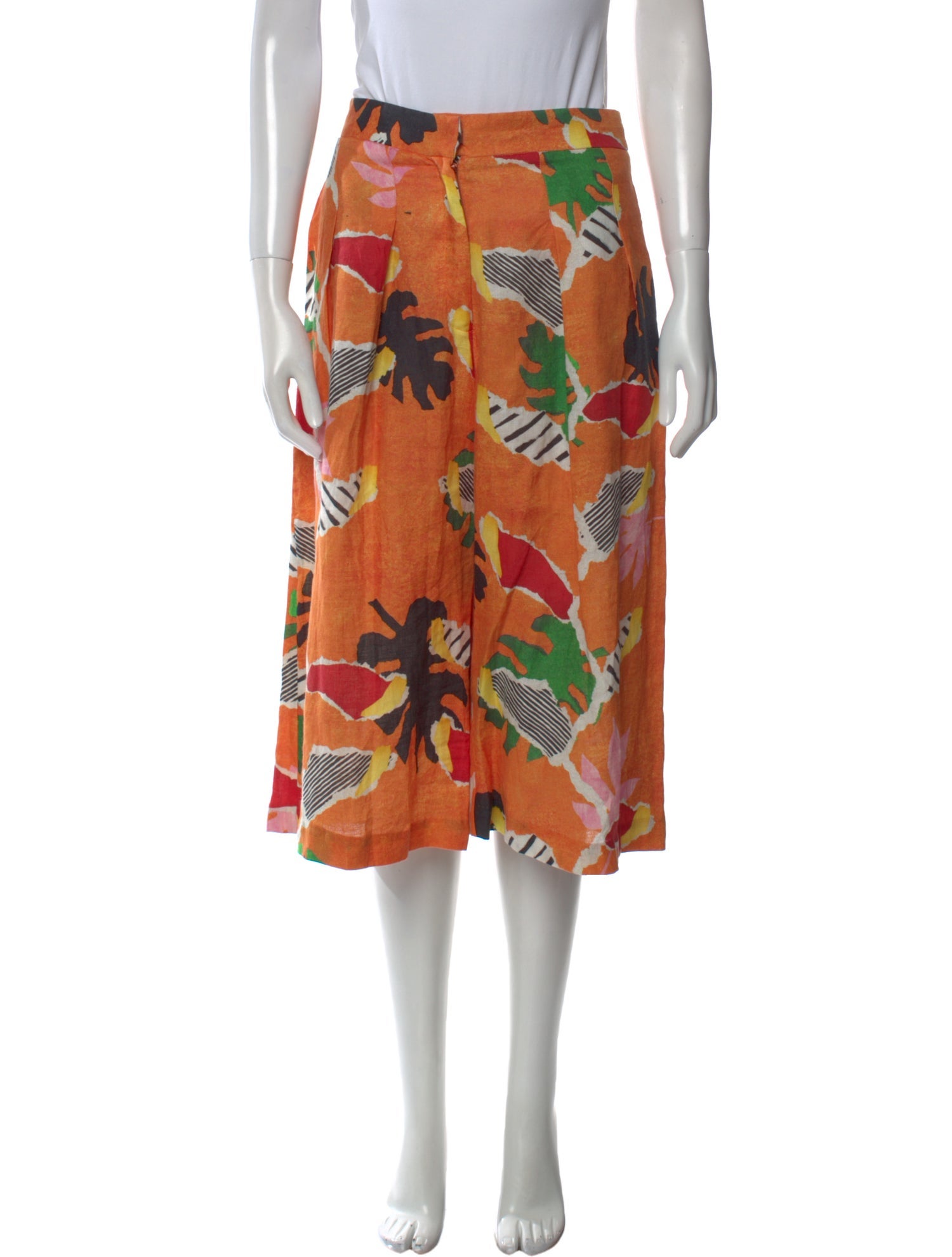 Isolda Printed Wide Leg Pants