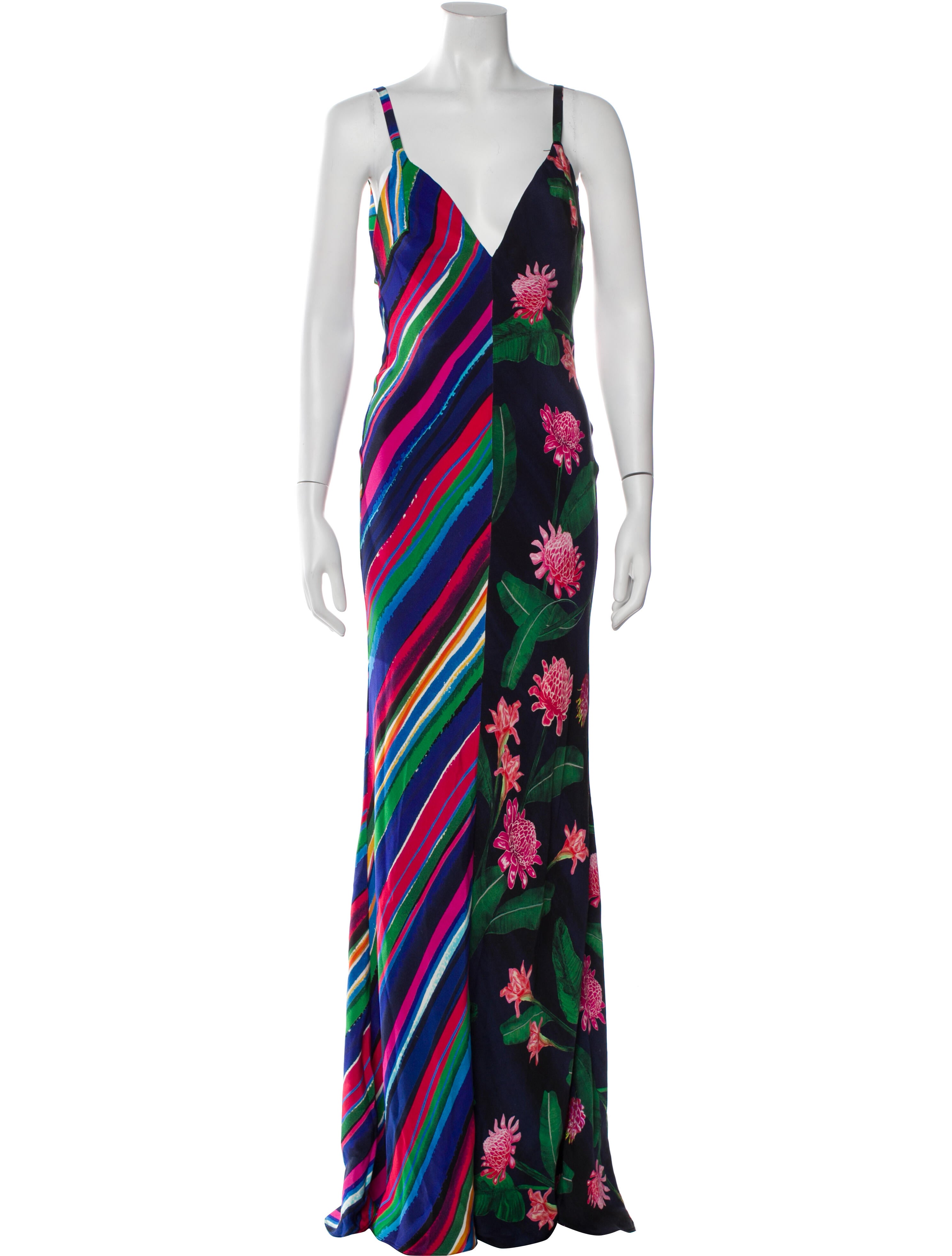 Isolda Silk Long Dress