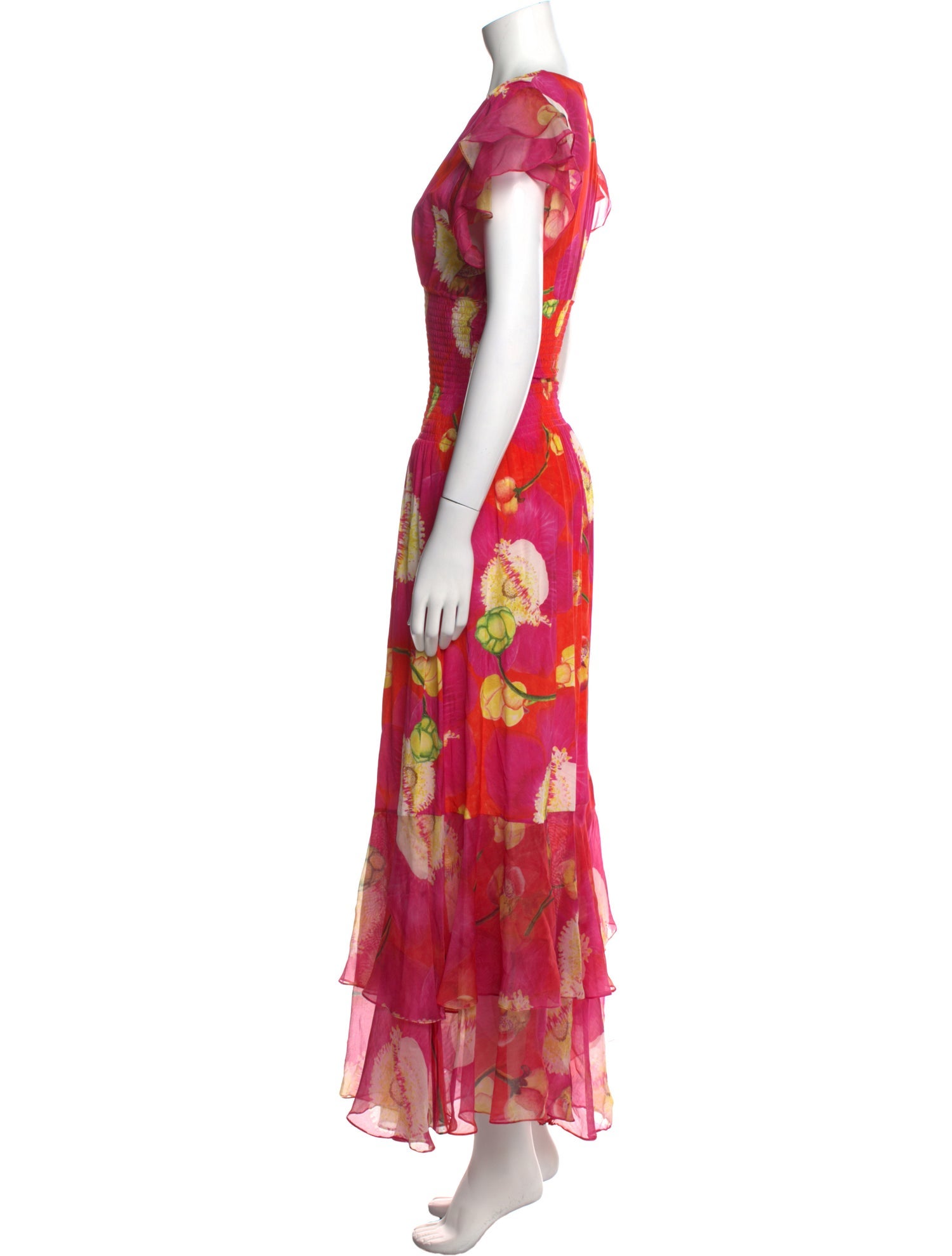 Isolda Silk Long Dress