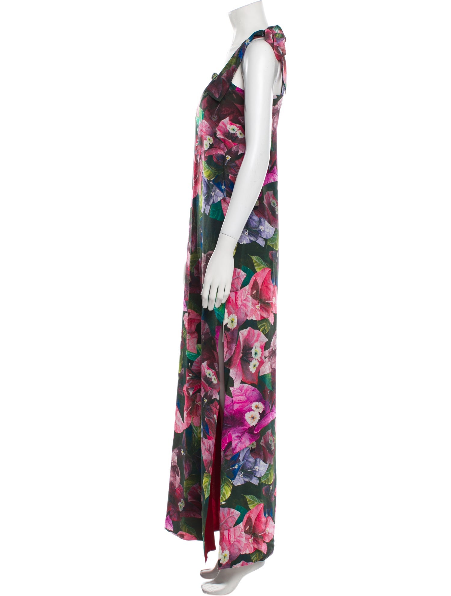 Isolda Silk Long Dress