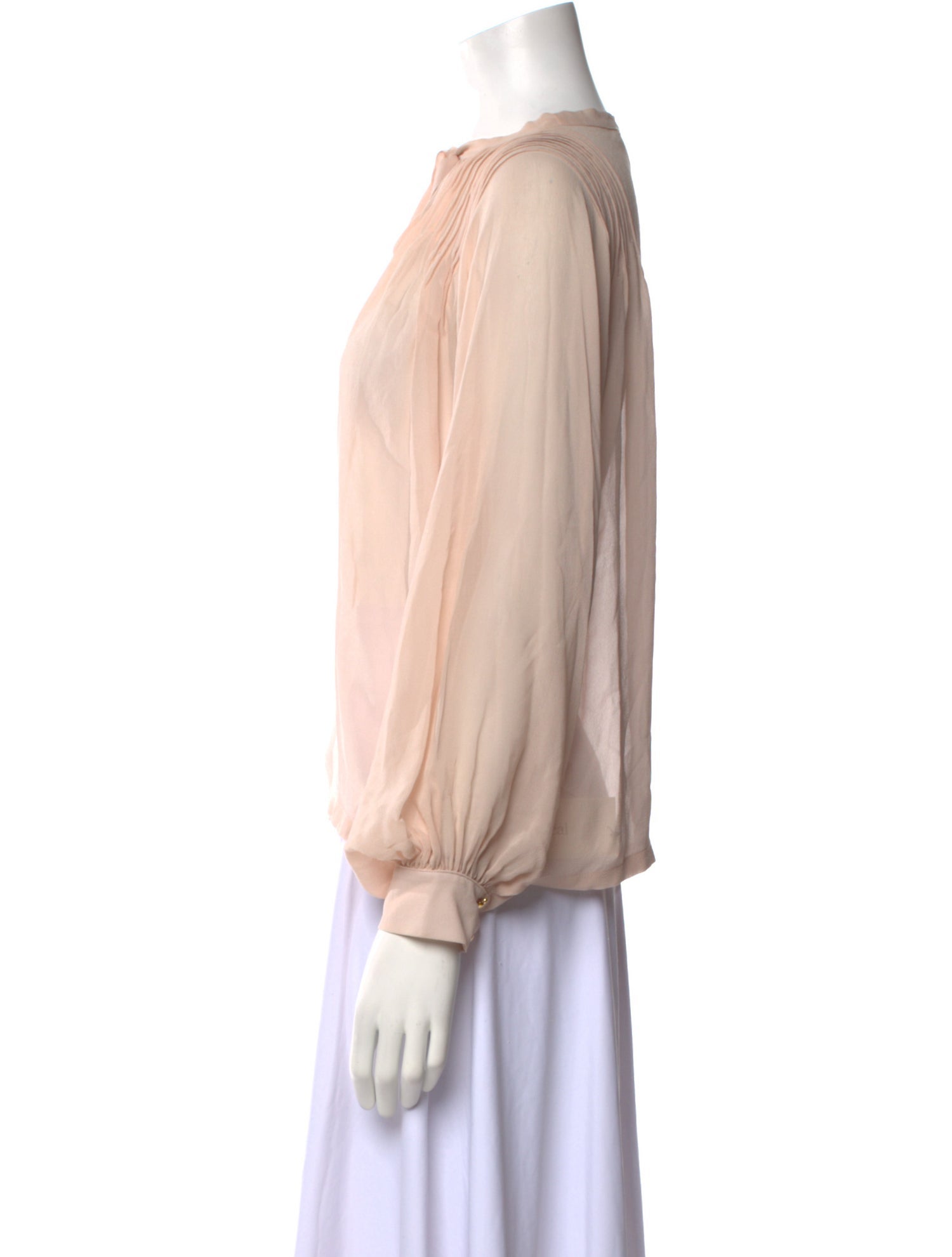 Isolda Silk Tie Neck Blouse