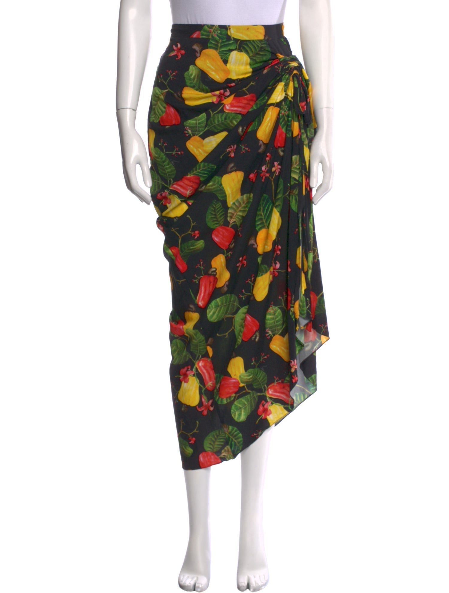 Isolda Printed Midi Length Skirt