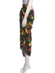 Isolda Printed Midi Length Skirt