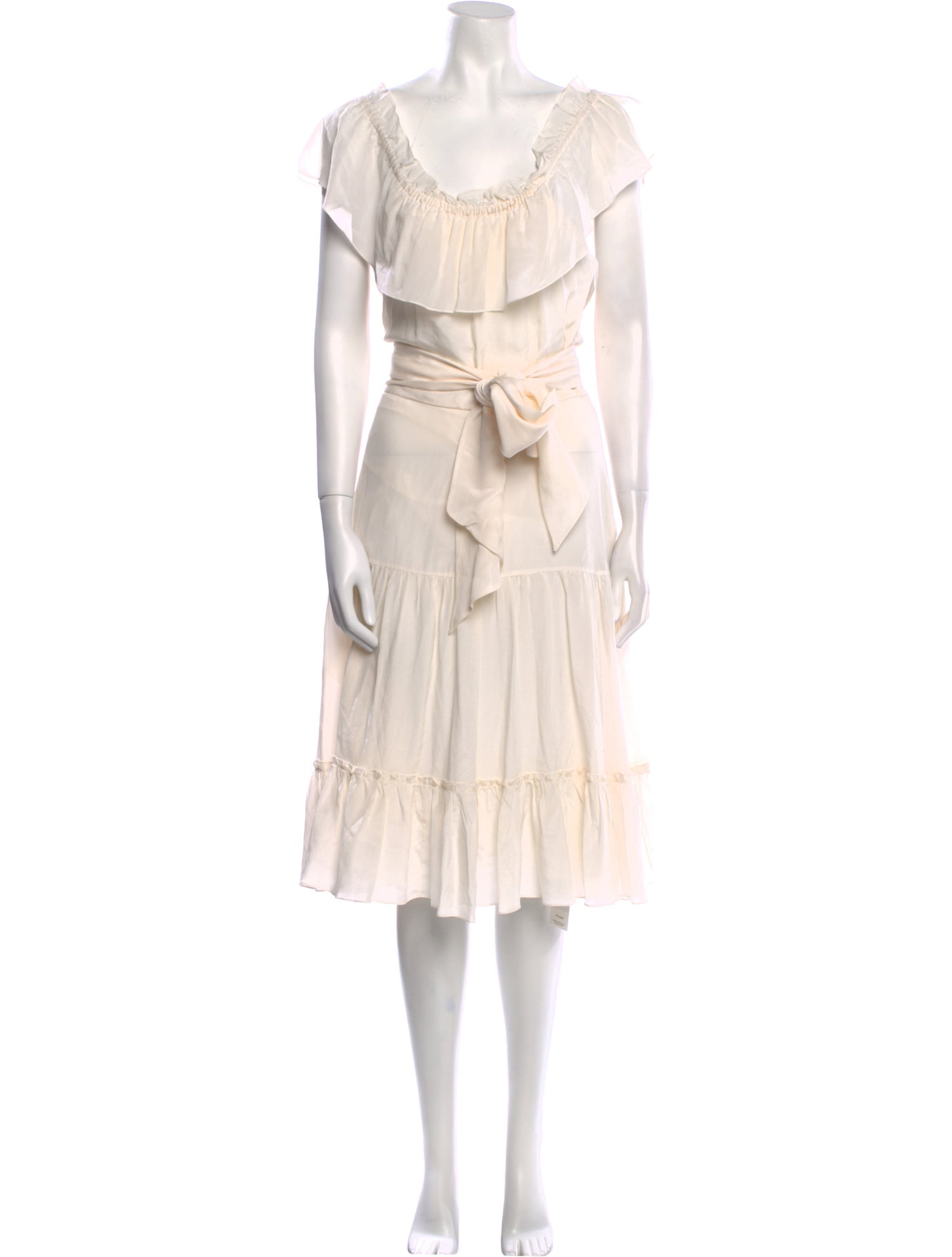 Isolda Silk Midi Length Dress w/ Tags