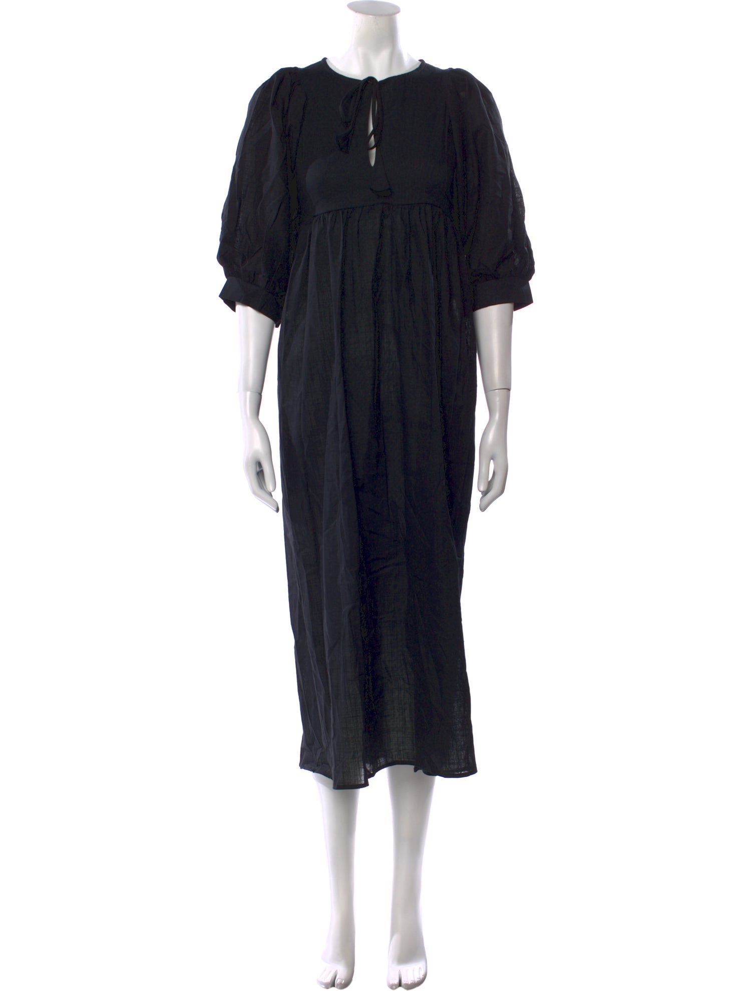 Stand & Deliver Linen Long Dress