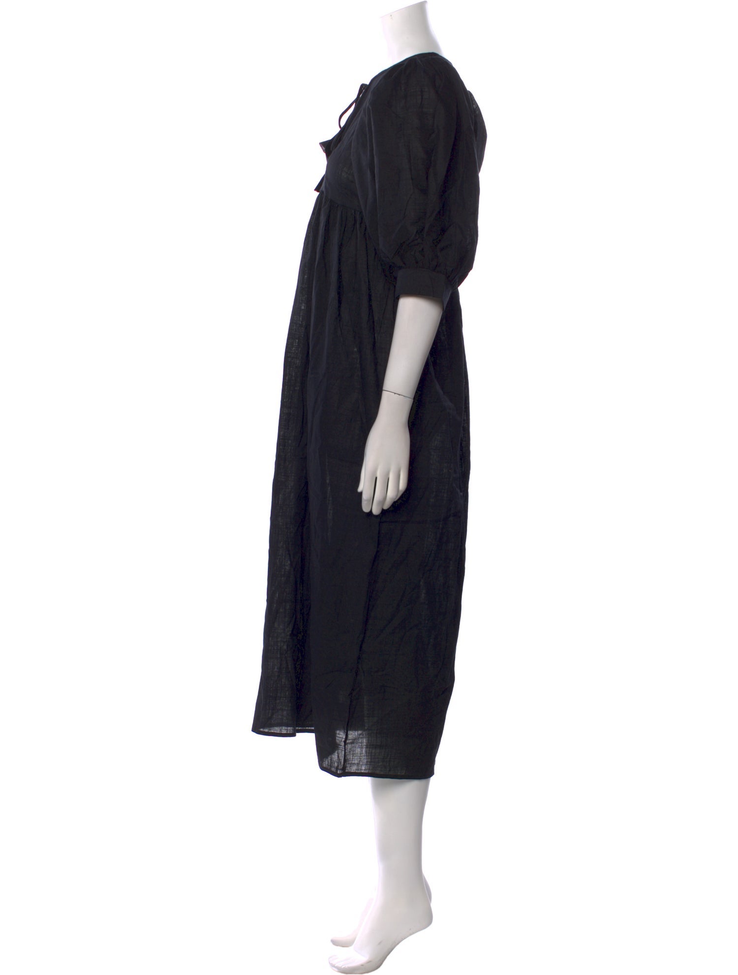 Stand & Deliver Linen Long Dress
