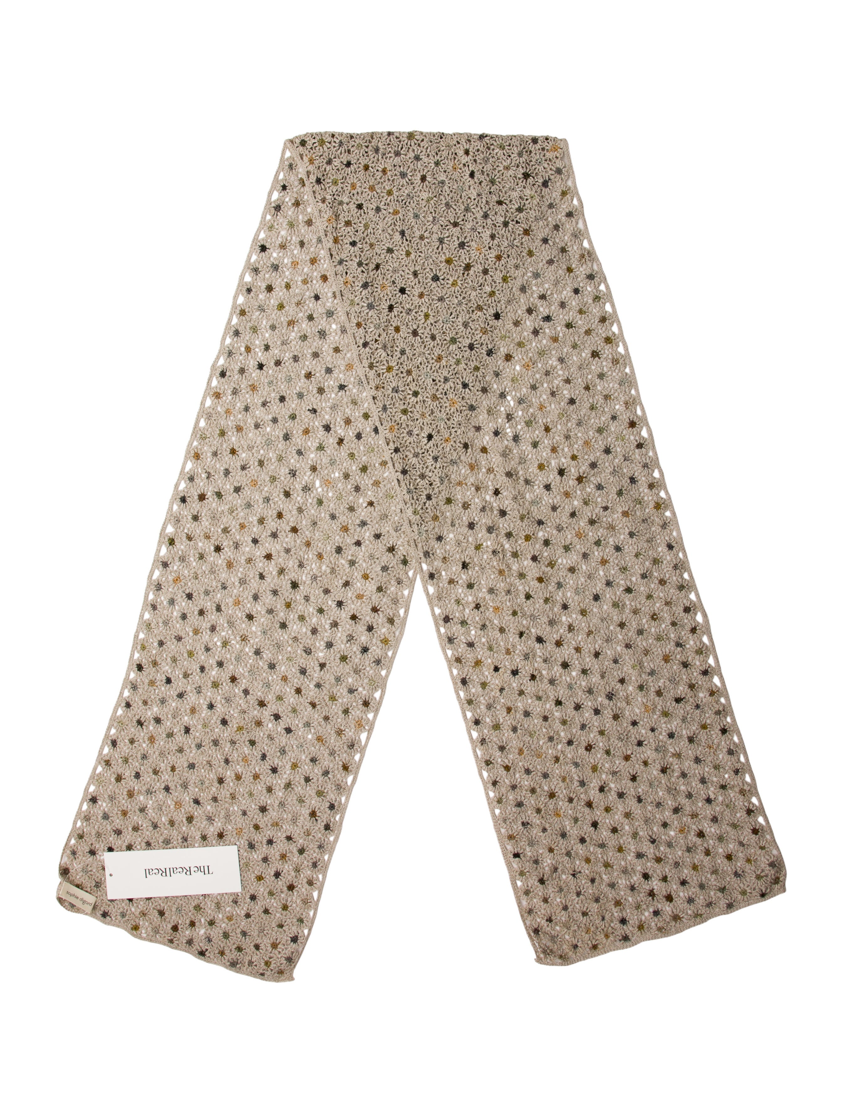 Sophie Digard Wool Floral Print Scarf