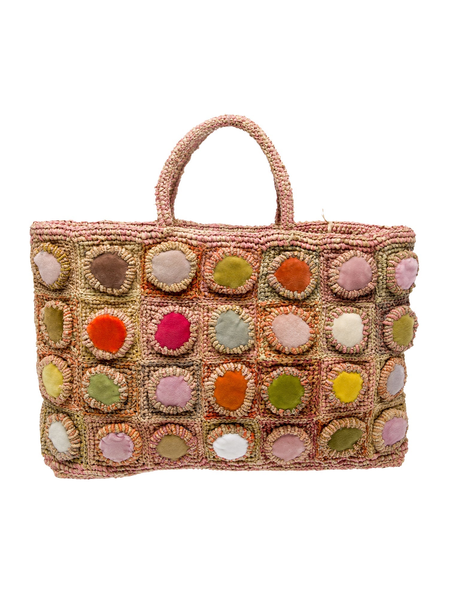 Sophie Digard Raffia Top Handle Bag