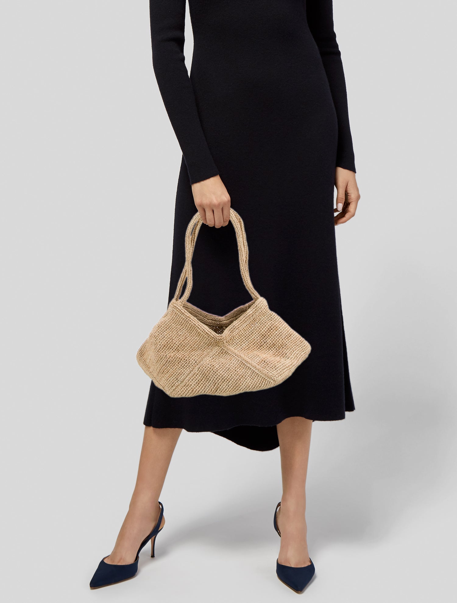 Sophie Digard Raffia Shoulder Bag