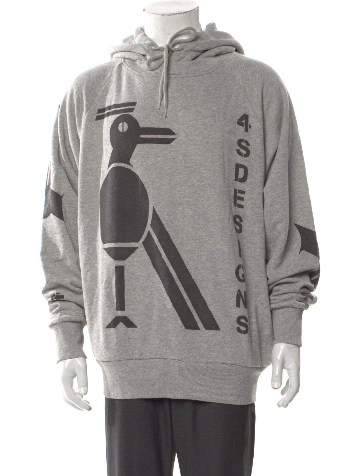 4S Designs Graphic Print Crew Neck Hoodie w/ Tags