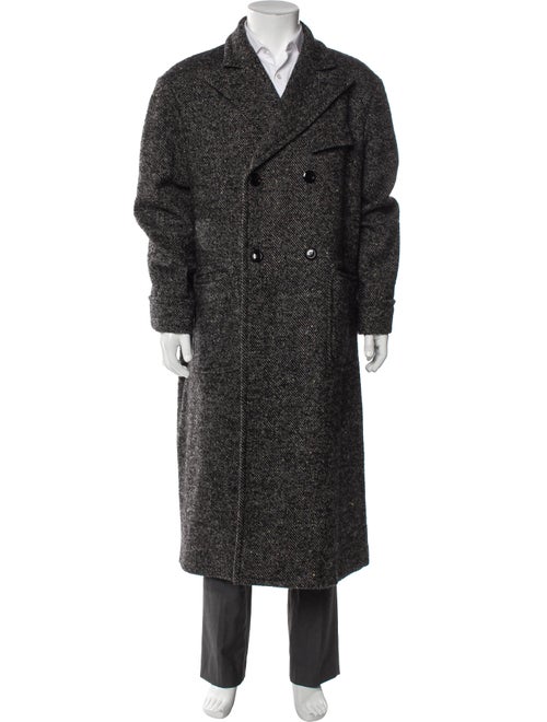 4S Designs Virgin Wool Tweed Pattern Peacoat