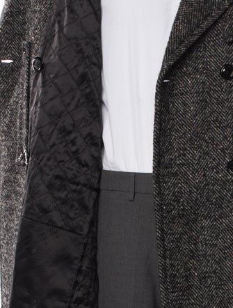 4S Designs Virgin Wool Tweed Pattern Peacoat