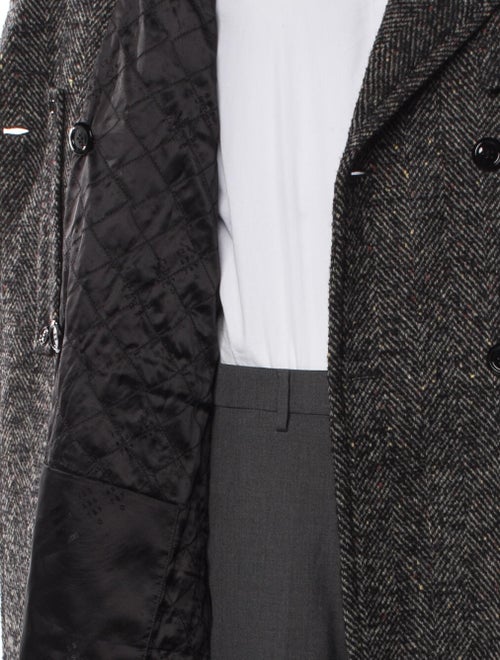 4S Designs Virgin Wool Tweed Pattern Peacoat