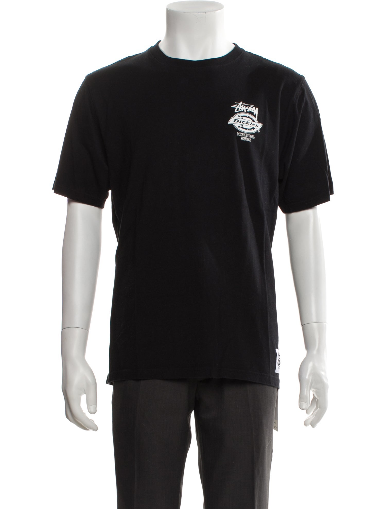 Stussy x Dickies Graphic Print Crew Neck T-Shirt