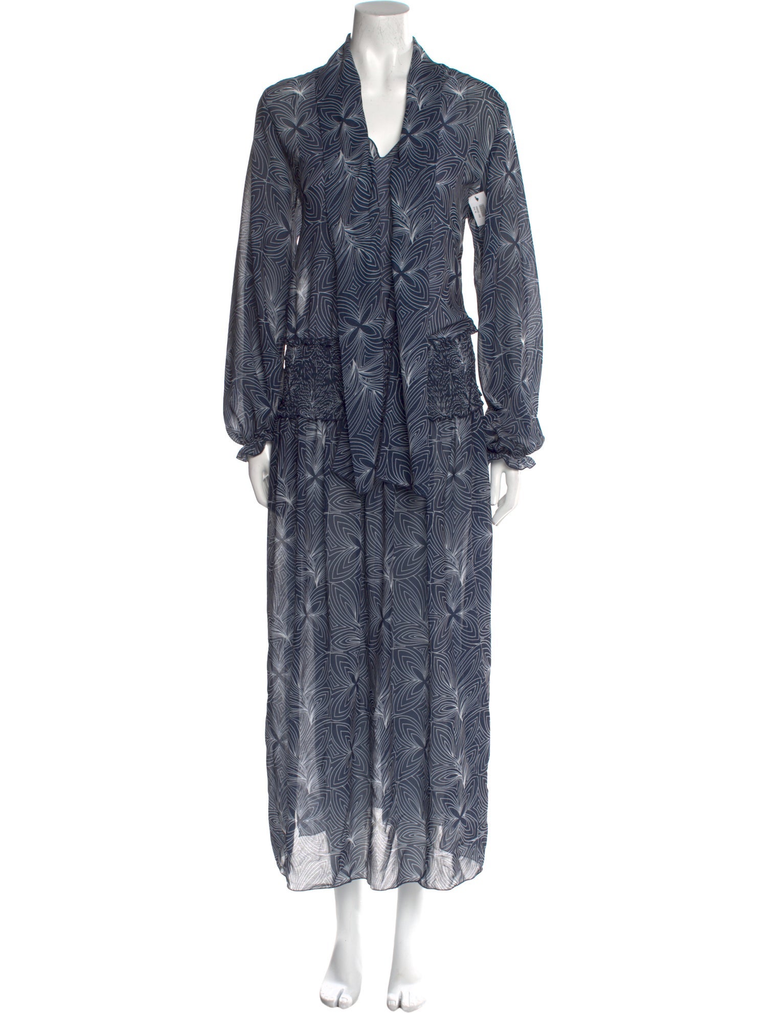 See by Chloé Printed Long Dress