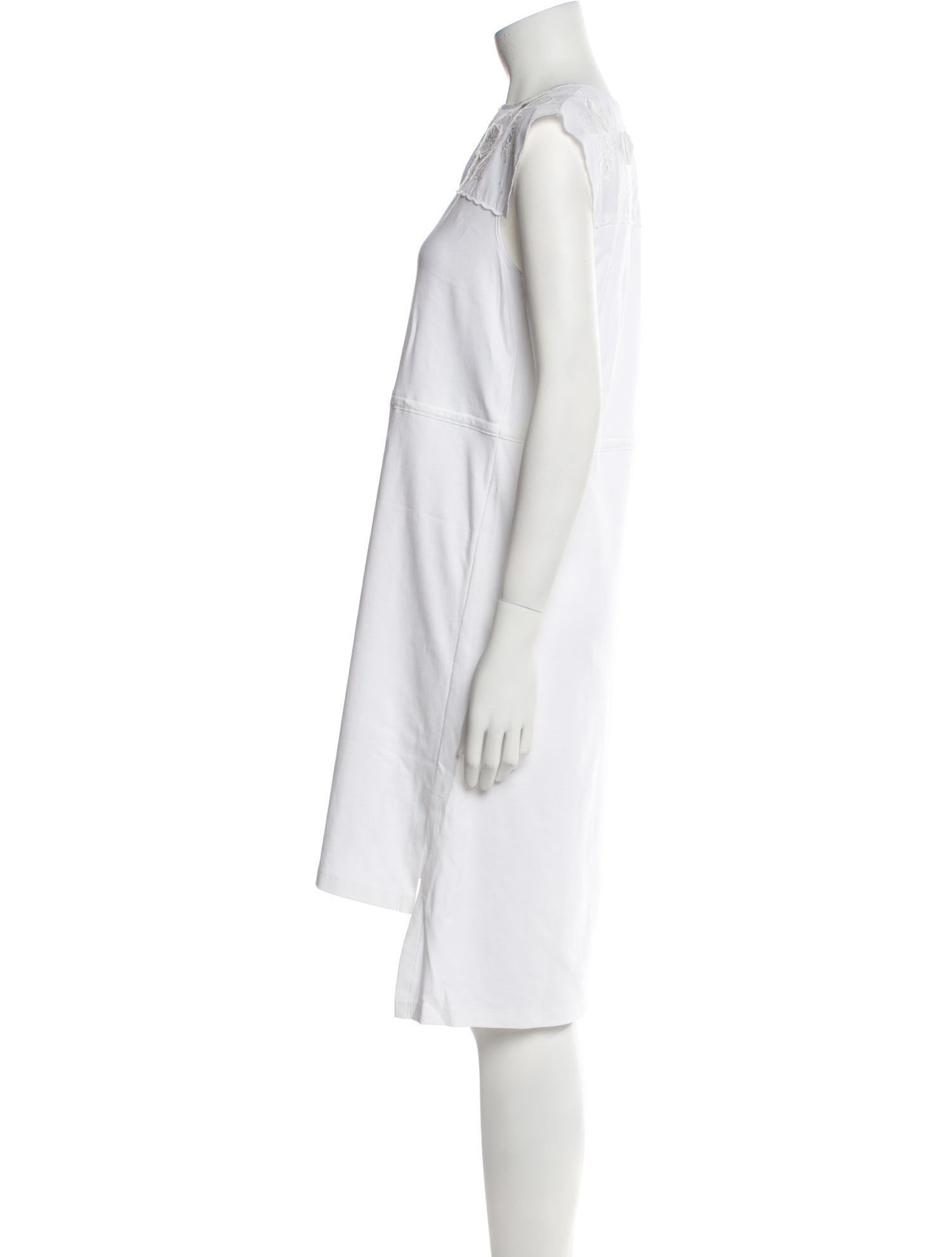 See by Chloé Crew Neck Knee-Length Dress