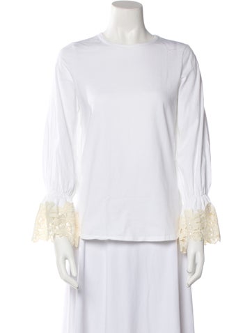 See by Chloé Tops Crew Neck Long Sleeve Blouse S
