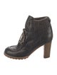 See by Chloé Leather Lace-Up Boots