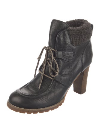 See by Chloé Leather Lace-Up Boots