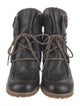 See by Chloé Leather Lace-Up Boots