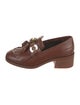 See by Chloé Leather Tassel Accents Loafers
