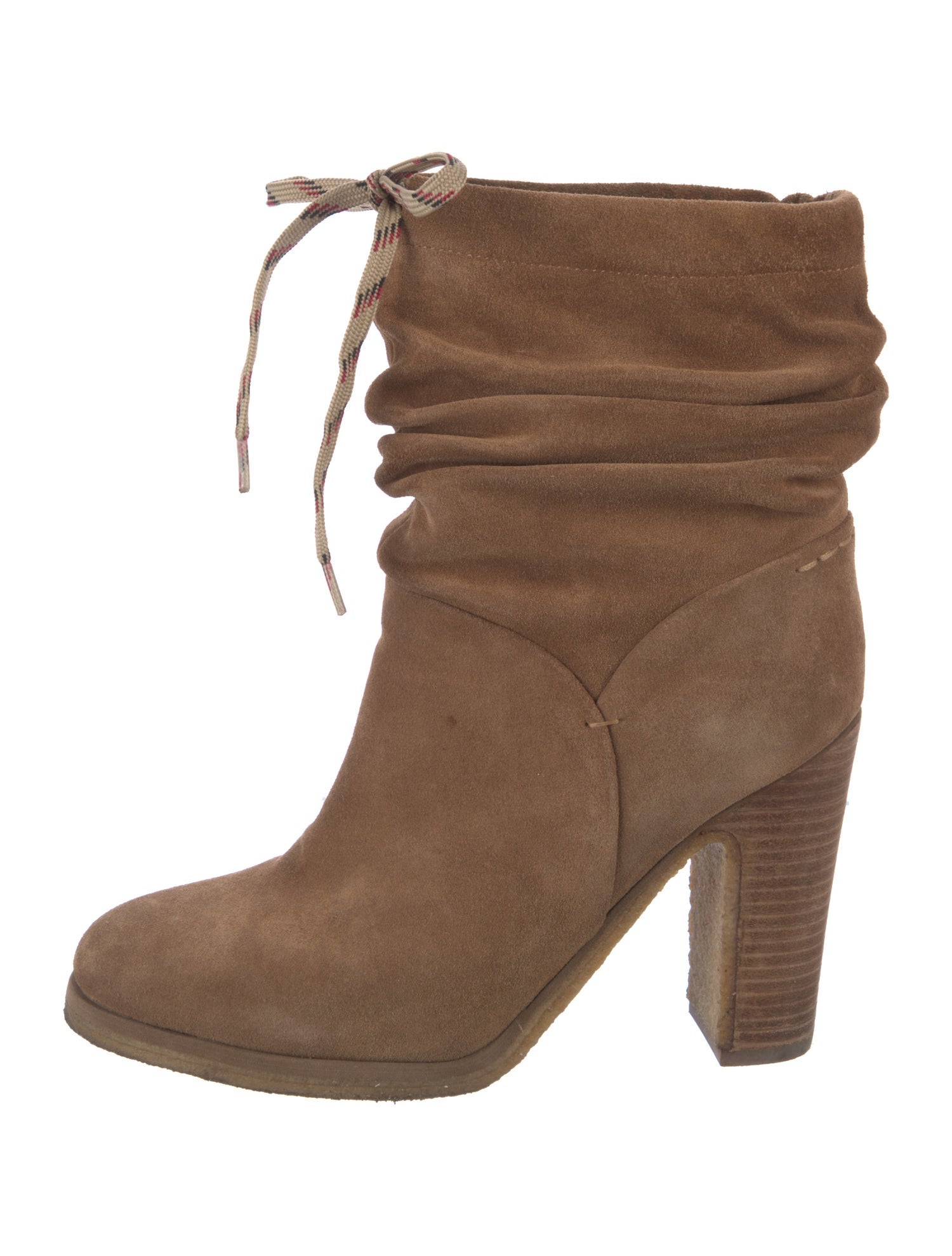 See by Chloé Suede Lace-Up Boots