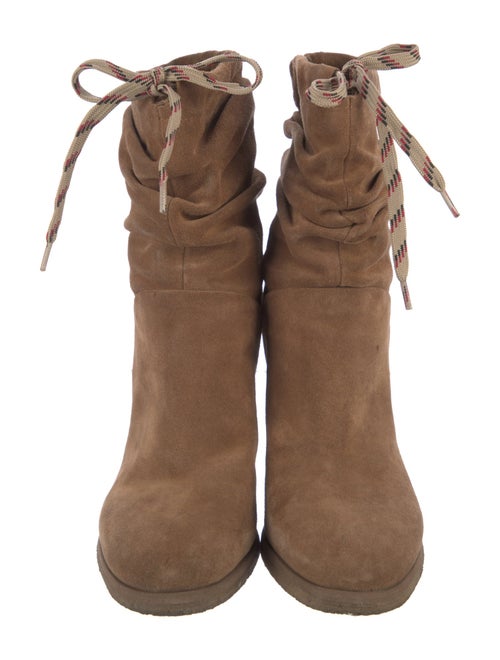 See by Chloé Suede Lace-Up Boots