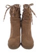 See by Chloé Suede Lace-Up Boots