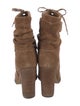 See by Chloé Suede Lace-Up Boots