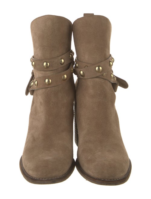 See by Chloé Suede Studded Accents Boots
