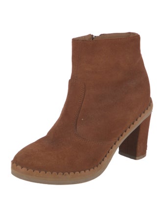 See by Chloé Suede Scalloped Accent Boots