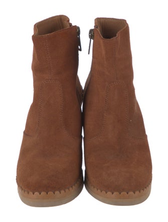 See by Chloé Suede Scalloped Accent Boots