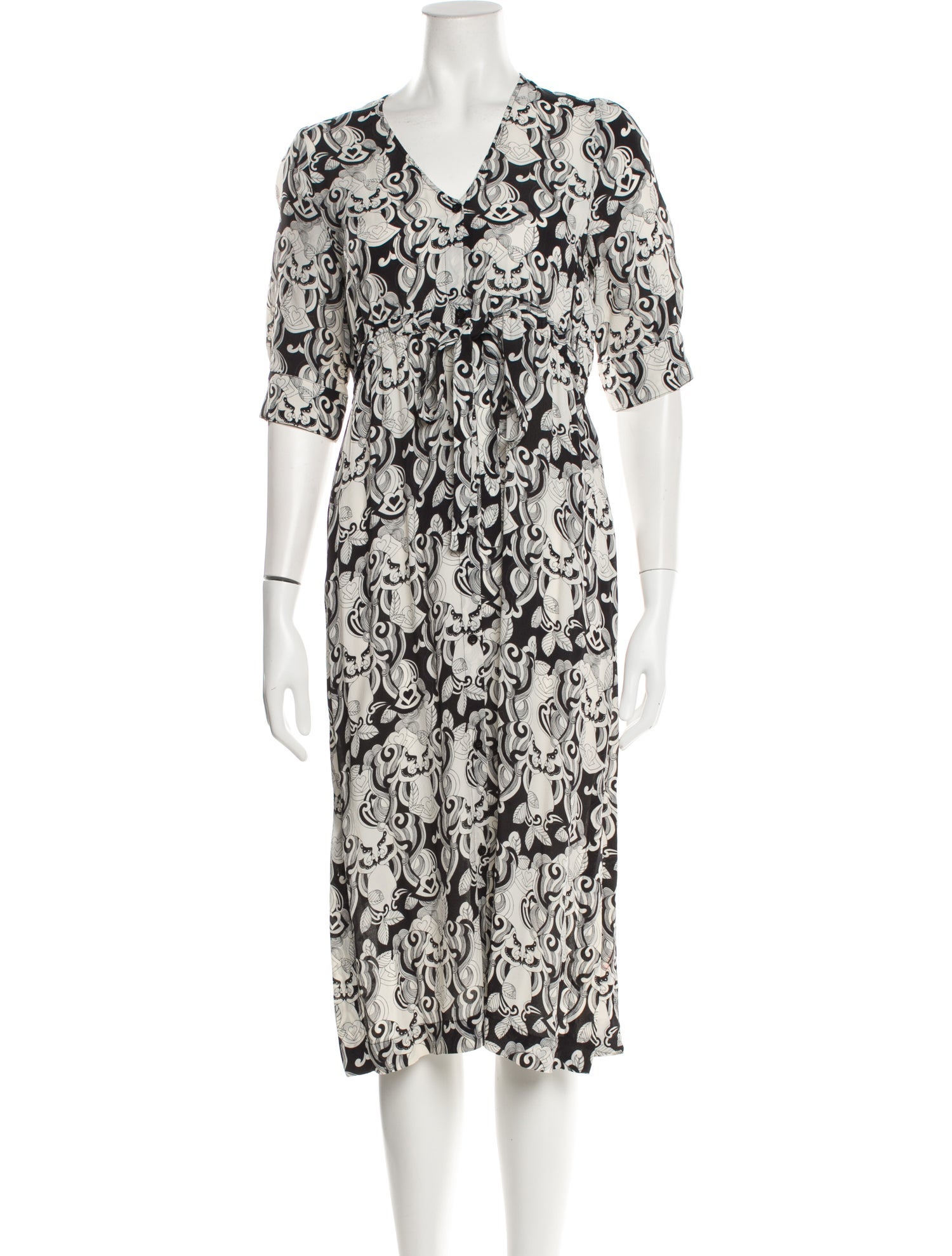 See by Chloé Printed Midi Length Dress