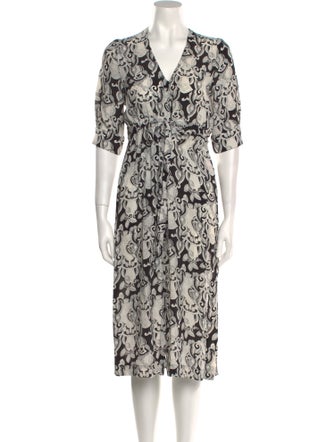 See by Chloé Printed Midi Length Dress
