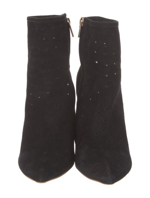 See by Chloé Suede Lasercut Accents Sock Boots
