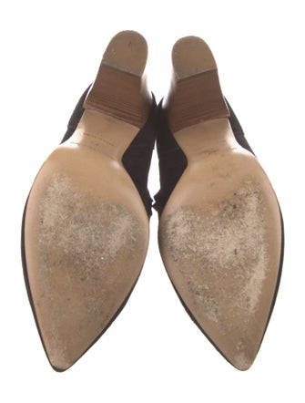 See by Chloé Suede Lasercut Accents Sock Boots