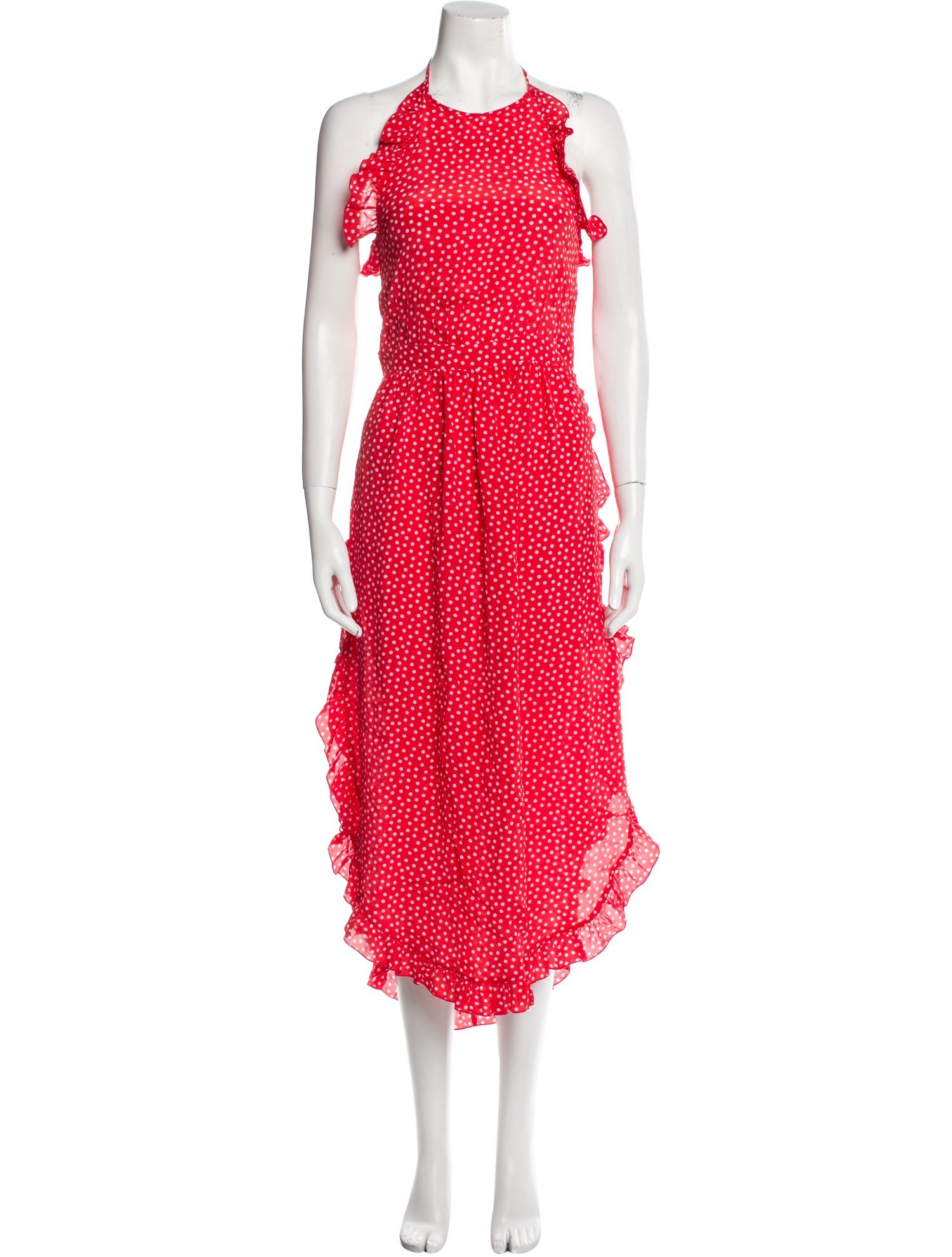 See by Chloé Polka Dot Print Long Dress w/ Tags