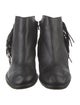 See by Chloé Leather Fringe Trim Accent Boots
