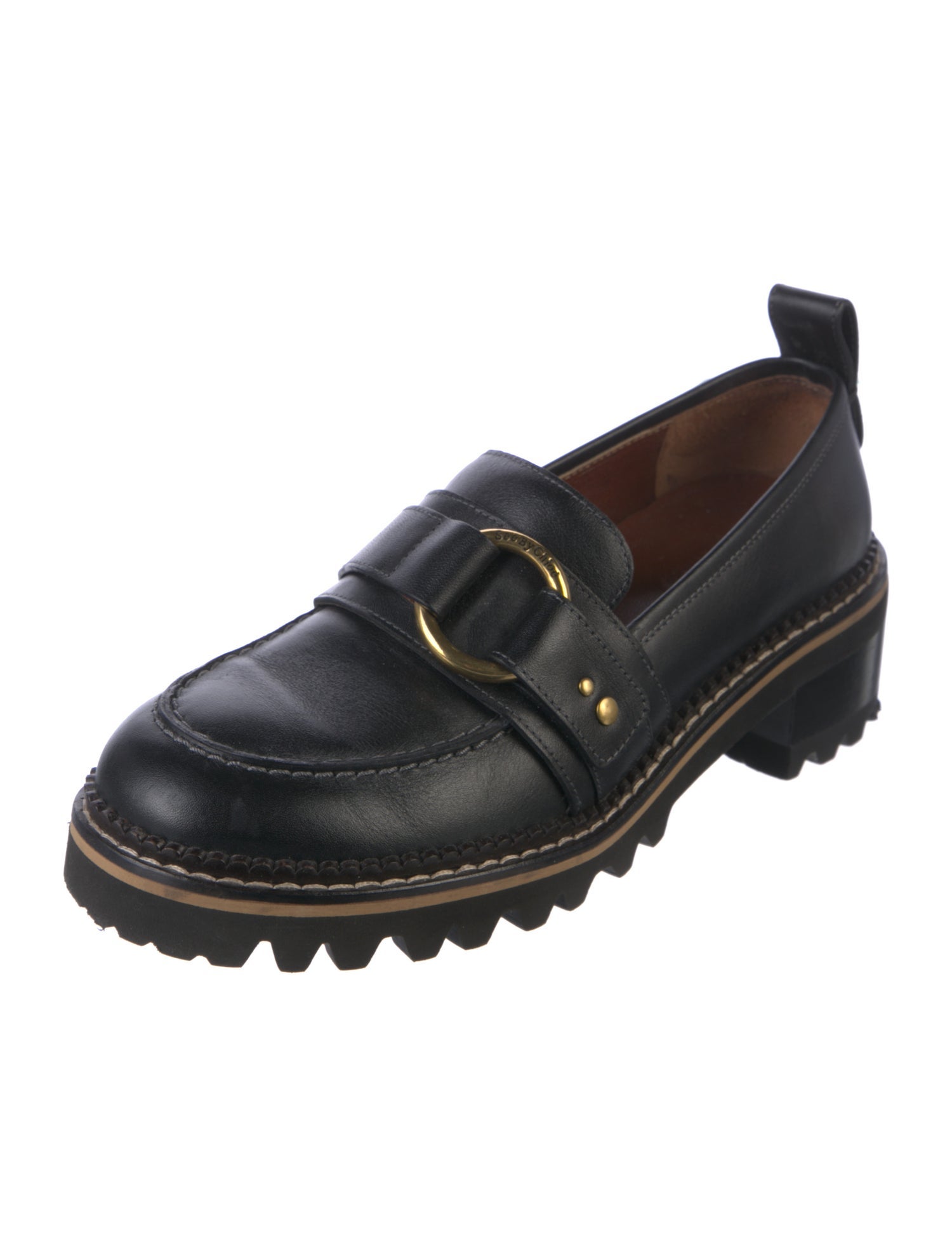 See by Chloé Leather Loafers