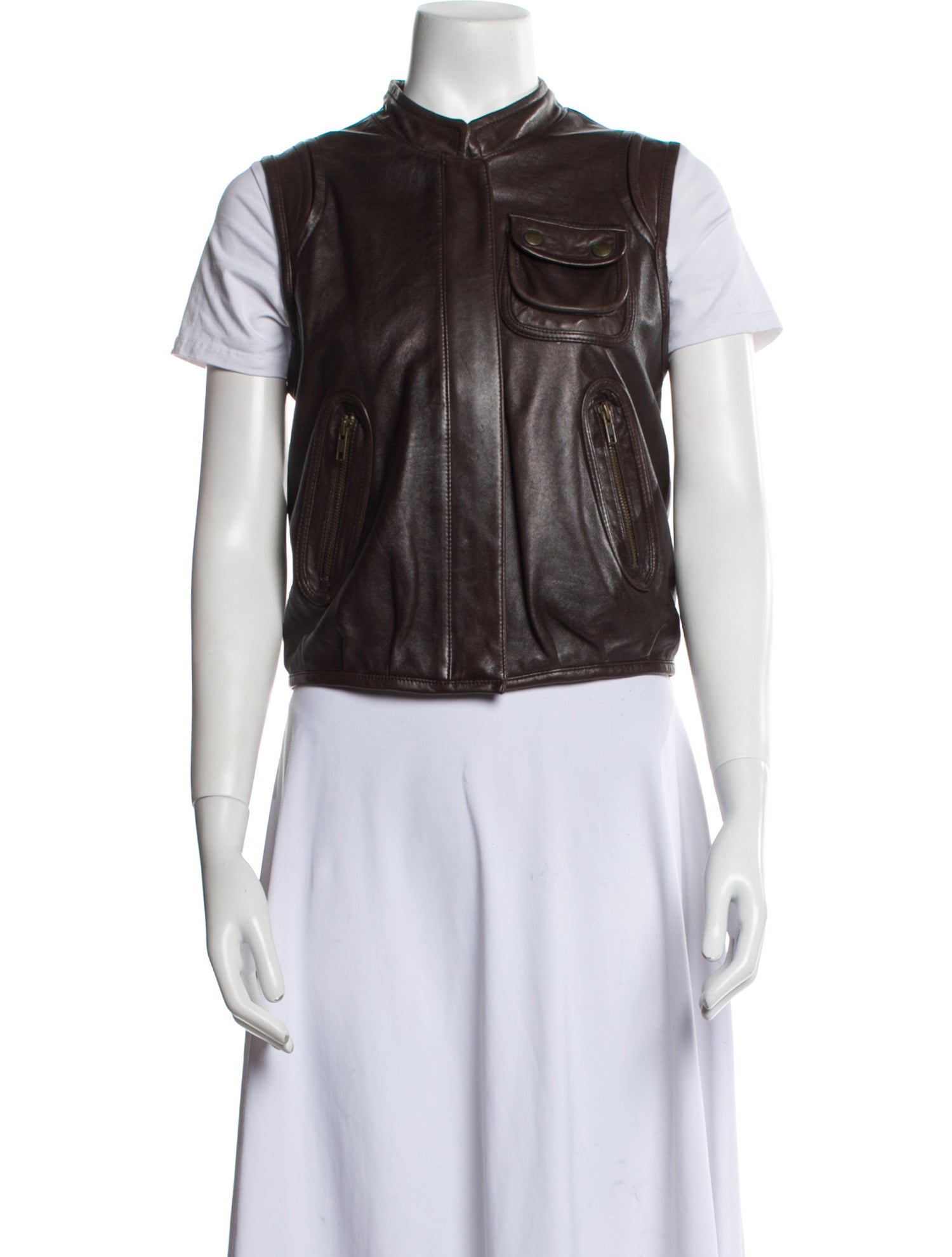 See by Chloé Leather Vest
