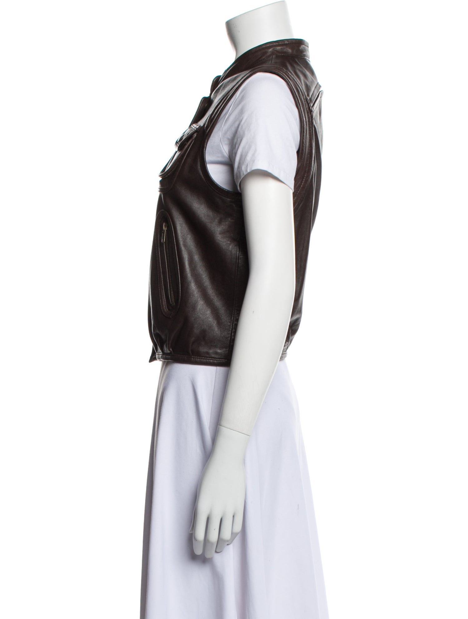 See by Chloé Leather Vest