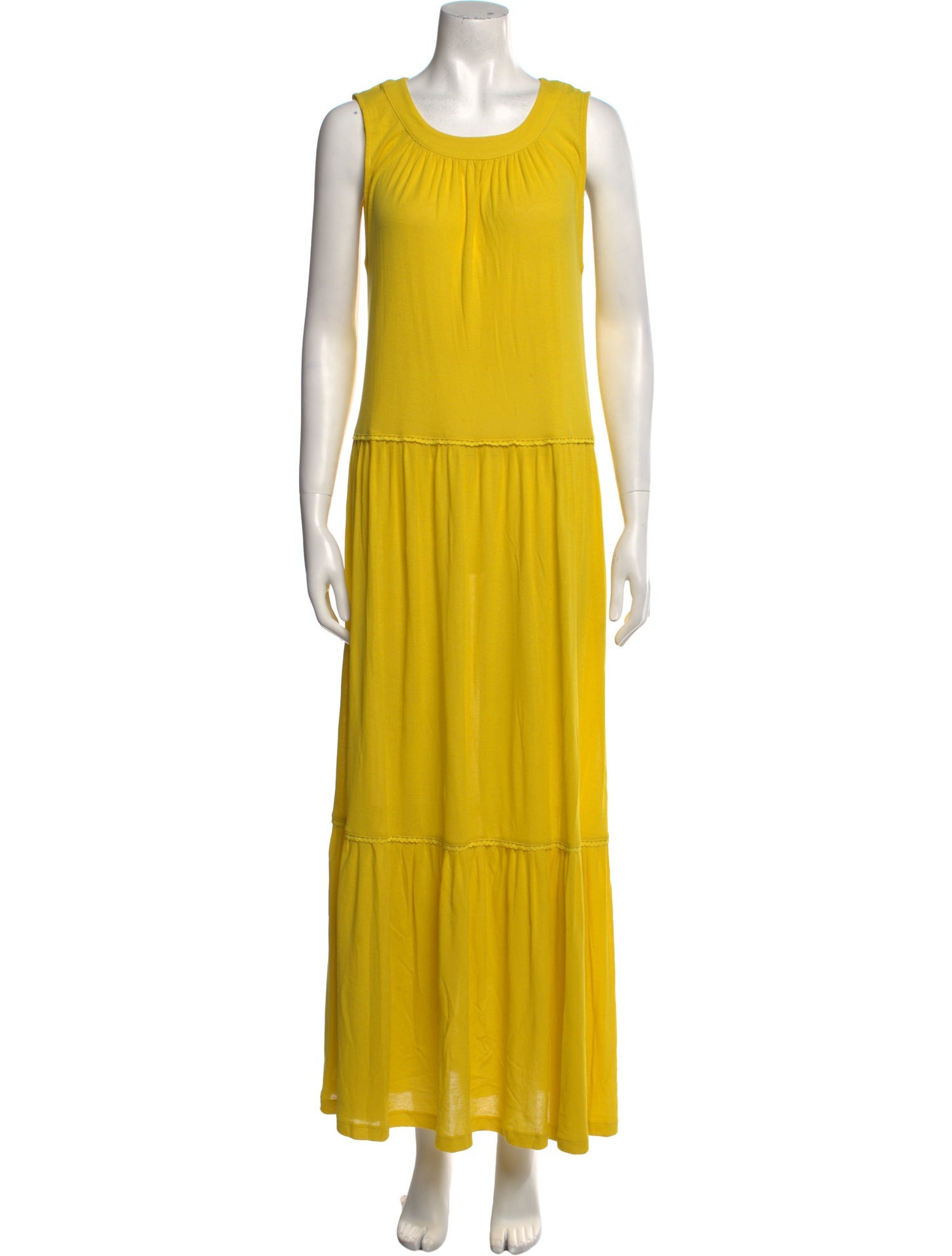 See by Chloé Crew Neck Long Dress