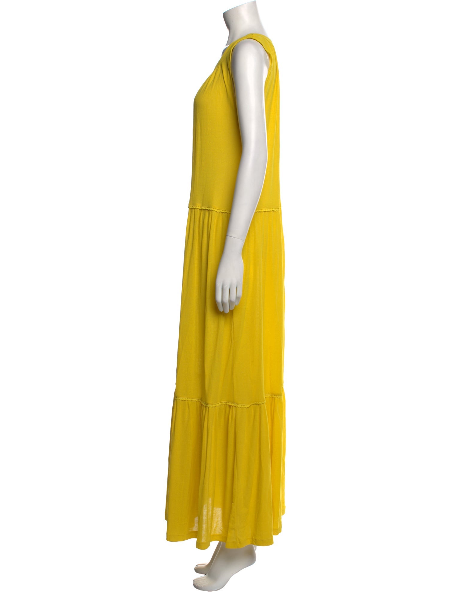 See by Chloé Crew Neck Long Dress